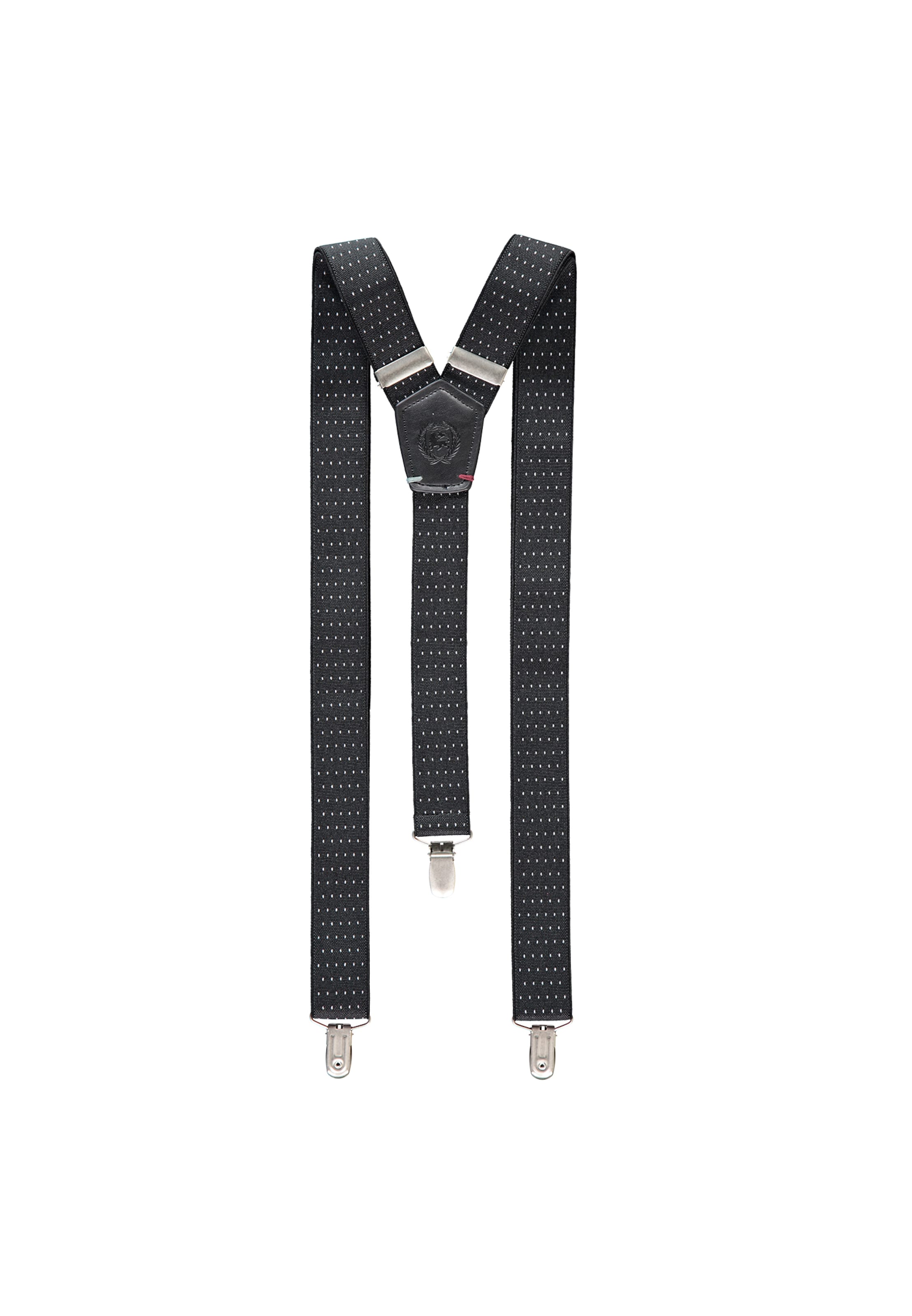 LERROS Suspenders in XS-XXL in Black / White, Item view