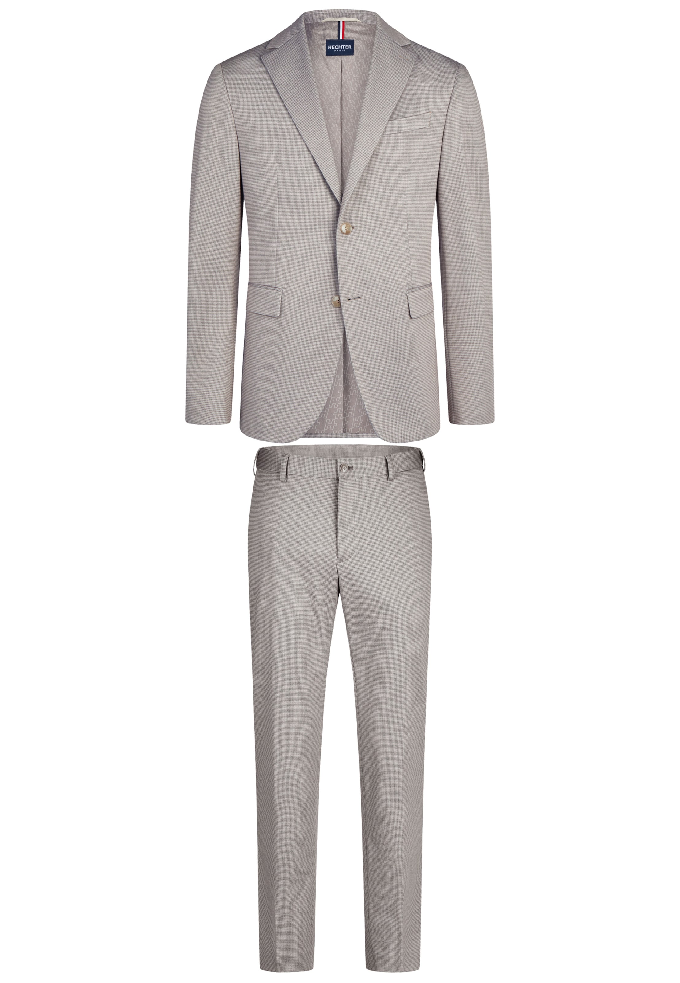 HECHTER PARIS Regular Suit 'H-XTENSION' in Beige: front