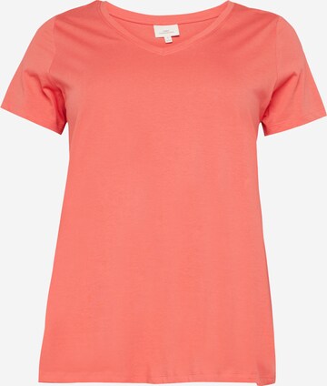 ONLY Carmakoma Shirt 'BONNIE' in Oranje: voorkant