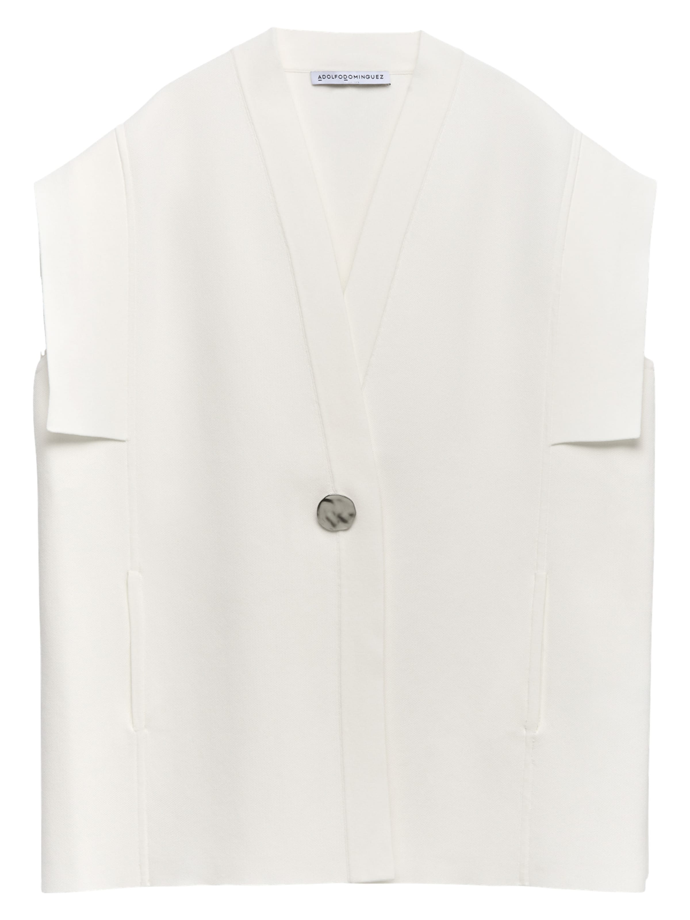 Cardigan Adolfo Dominguez en beige : devant