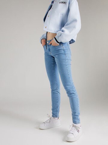 Tommy Jeans Skinny Jeans in Blue: front