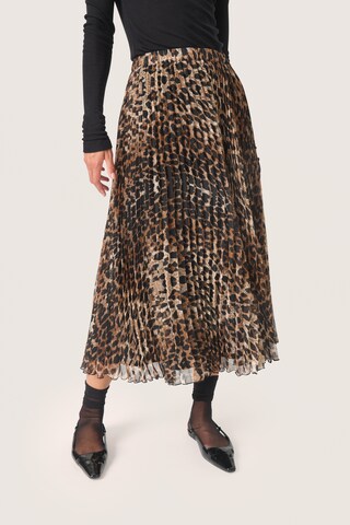 SOAKED IN LUXURY Skirt in Beige: front