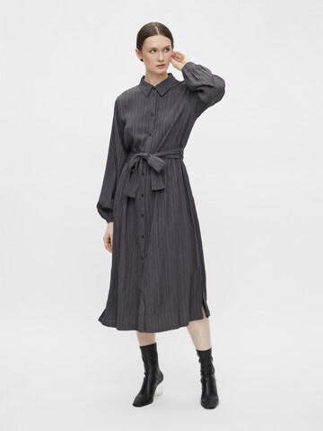 OBJECT Skjortklänning 'Rita' i grå: framsida