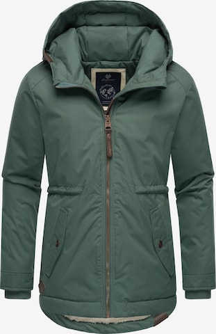 Ragwear Performance Jacket 'Layra' in Green: front