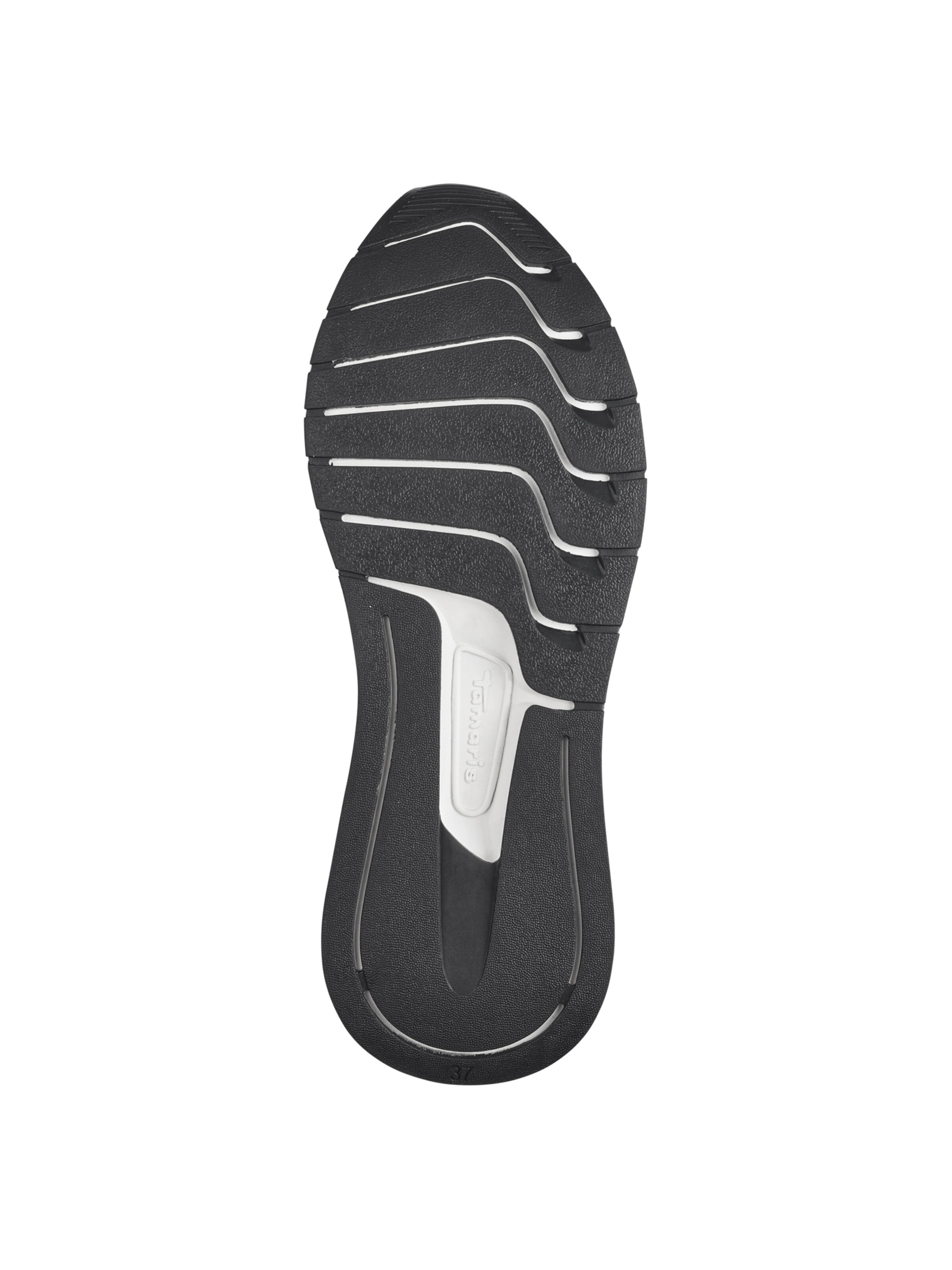 Tamaris Σνίκερ χαμηλό σε μαύρο