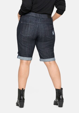 SHEEGO Slimfit Shorts in Blau