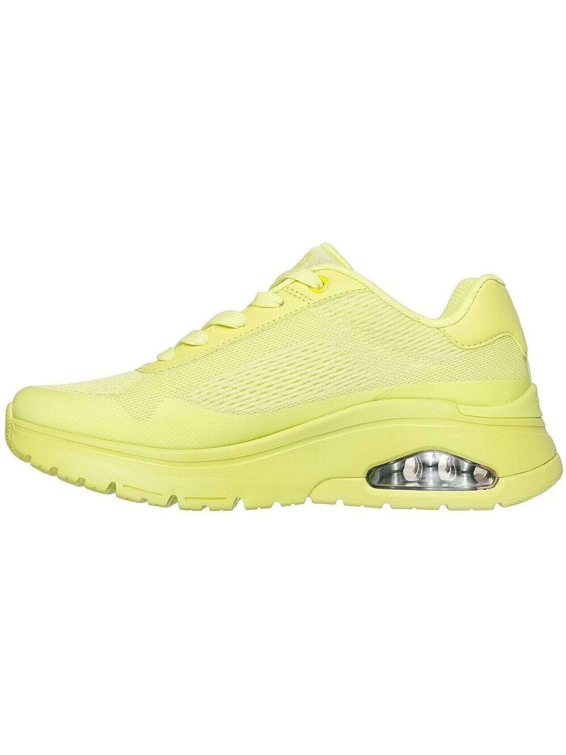 SKECHERS Sportschoen 'Uno Flex - Spring On' in Groen