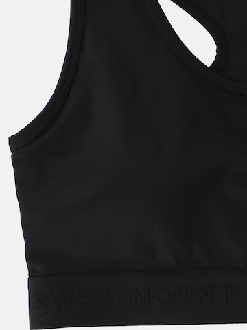 SWEDEMOUNT - Bustier Sujetador deportivo 'Move' en negro