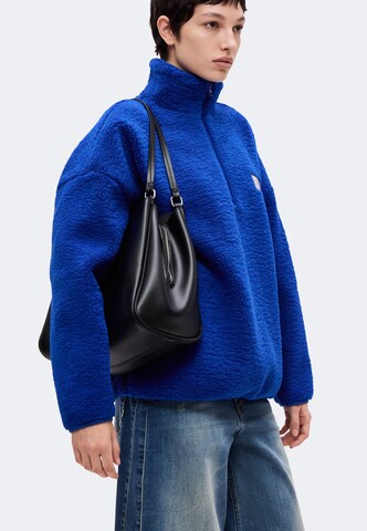 Karo Kauer Pullover in Blau