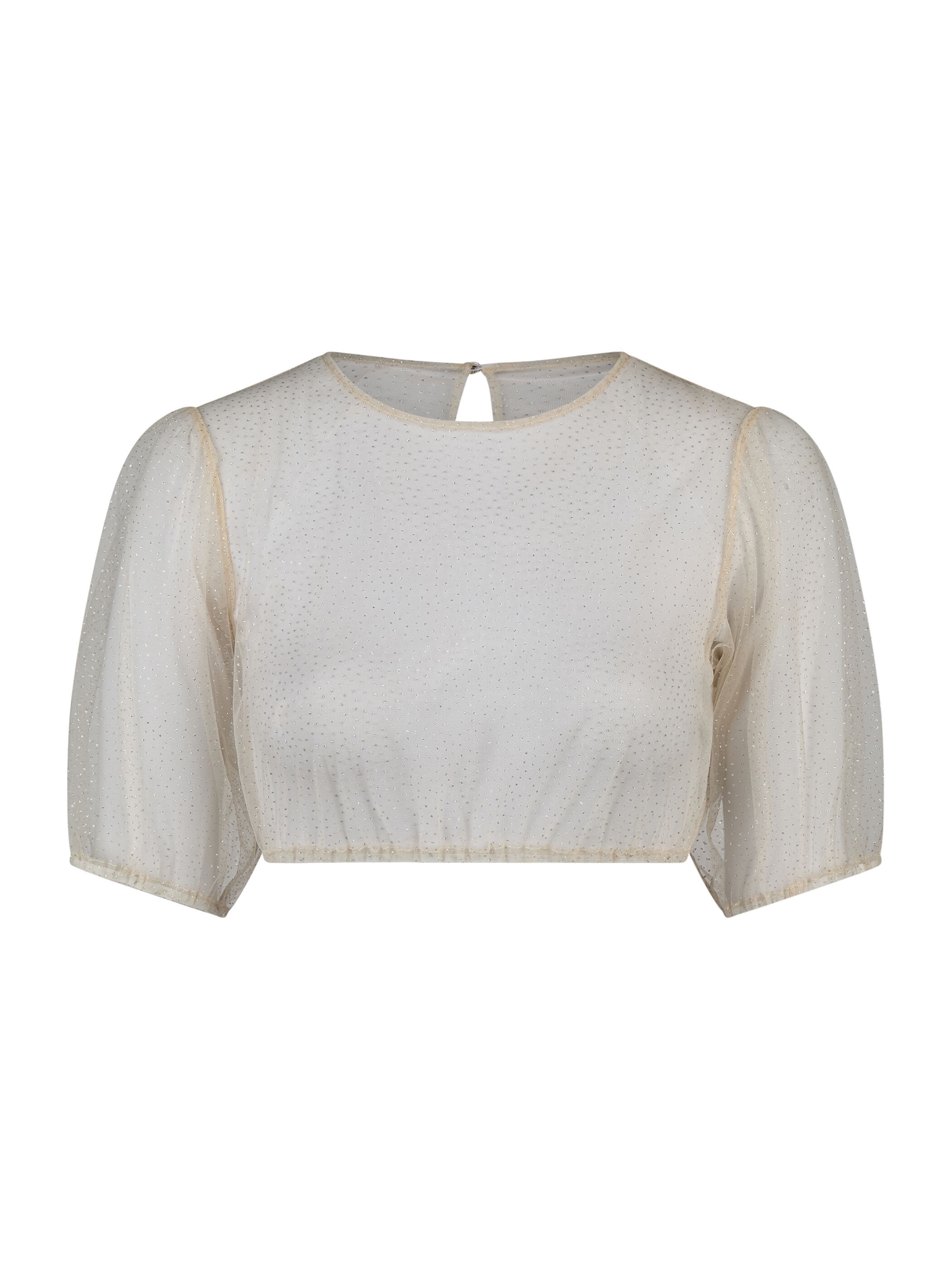 Blouse folklorique 'Karibik' SPIETH & WENSKY en blanc : devant