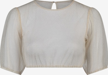 Blouse folklorique 'Karibik' SPIETH & WENSKY en blanc : devant