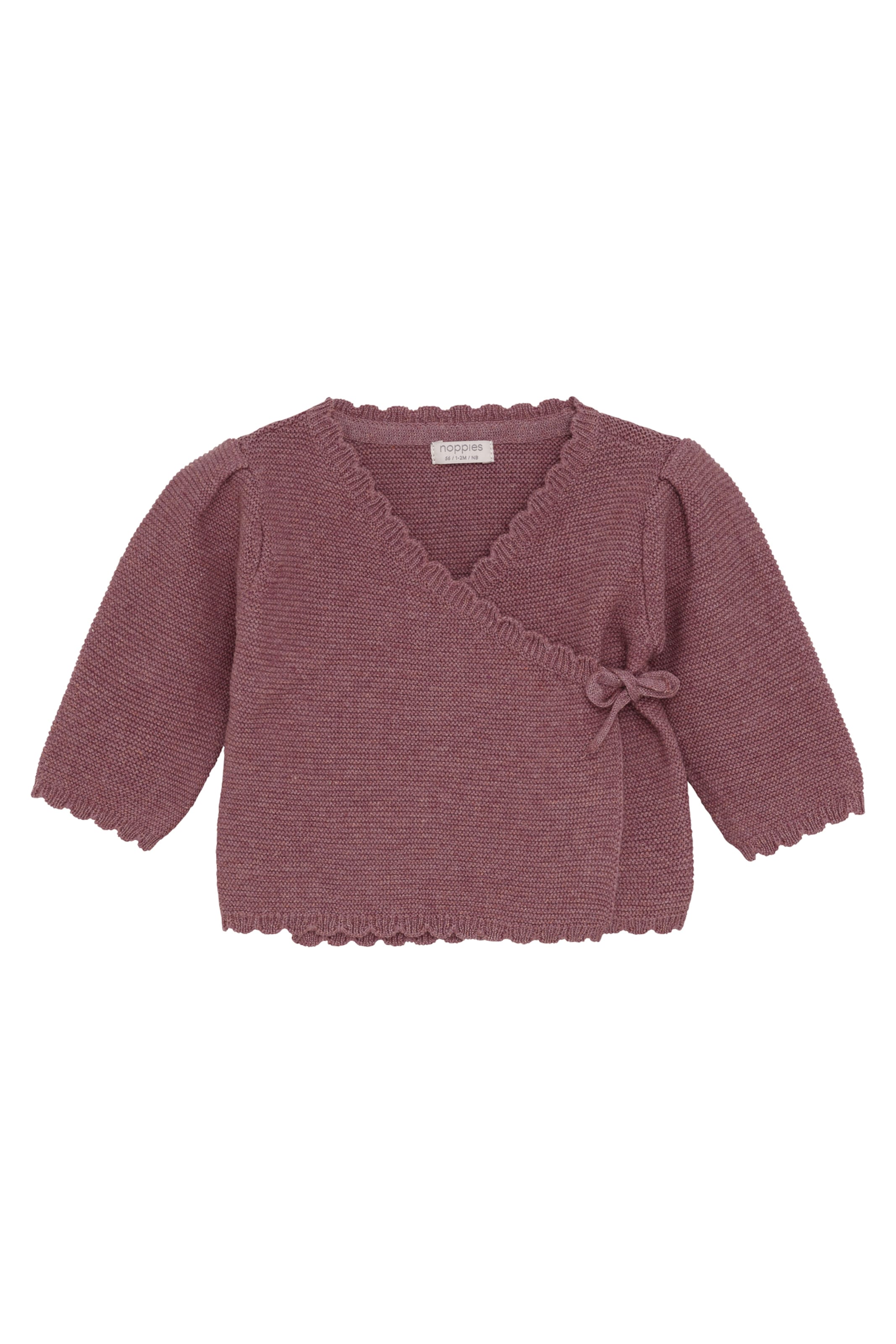 Noppies Gebreid vest 'Tega' in Roze: voorkant