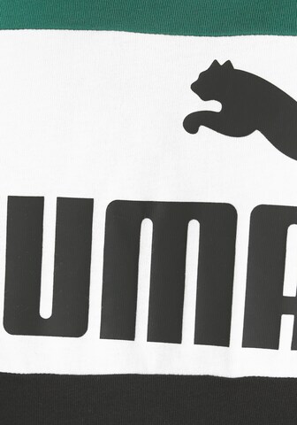 PUMA T-Shirt 'Essentials+' in Grün