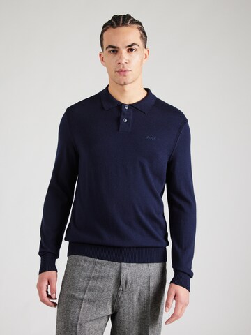 BOSS Trui 'Avac' in Blauw: voorkant