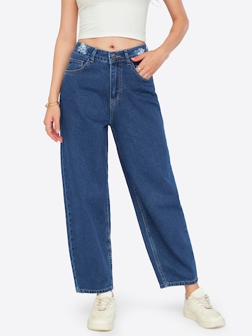 Barrel Jeans di Imily Bela in blu: frontale