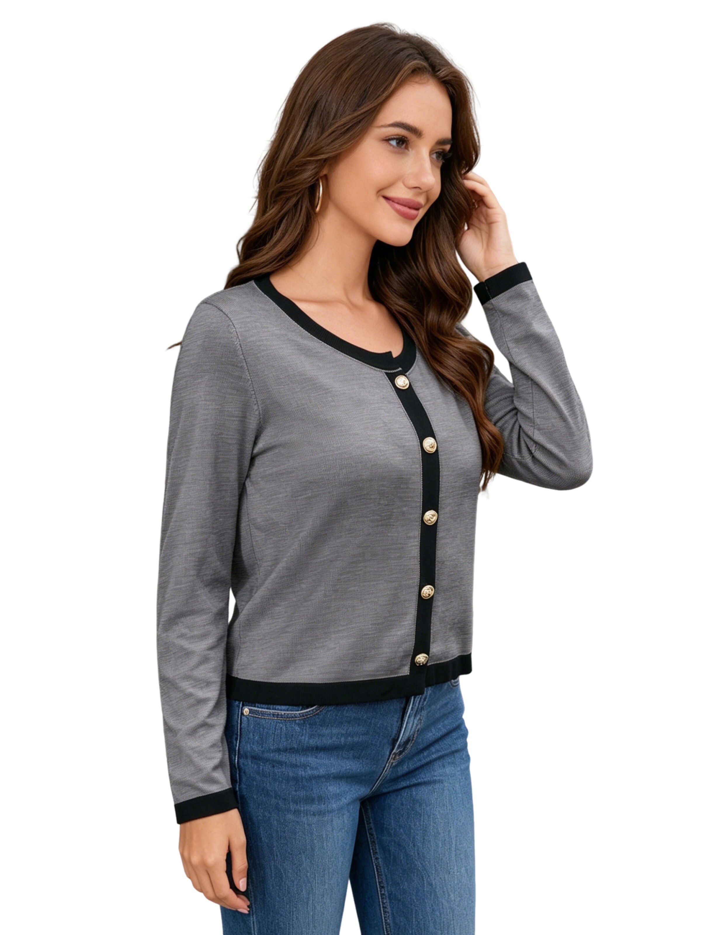 KoJooin Strickjacke‌‌‌‌‌‌‌ in Grau