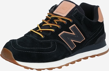 new balance Platform trainers in Black: front