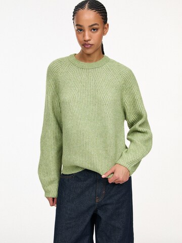 Pull&Bear Trui in Groen: voorkant