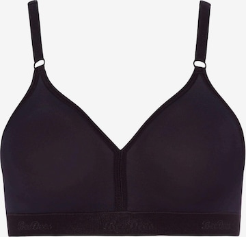 BeeDees Bra 'Soft-BH Microfun N' in Black: front