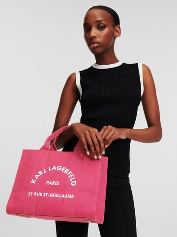 Karl Lagerfeld Shopper in Rot: Vorderseite