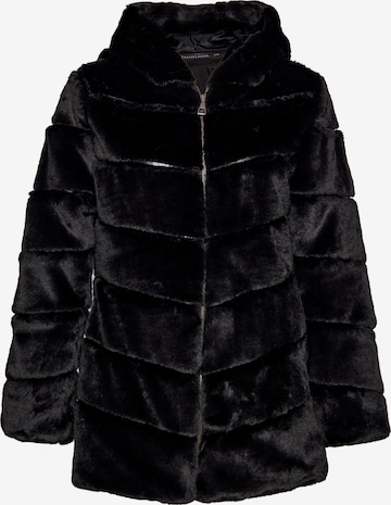 FRESHLIONS Winter Coat in Black: front