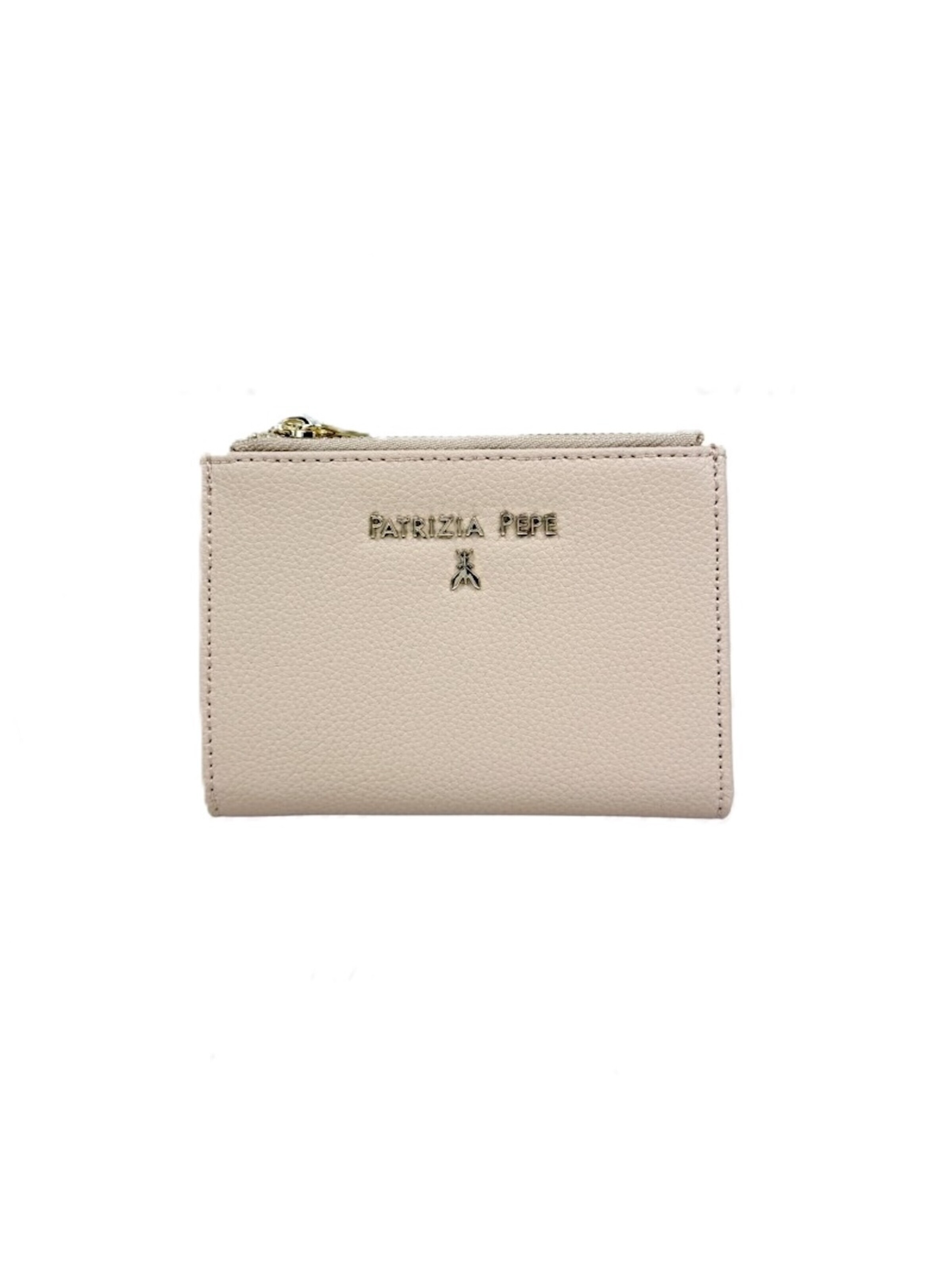 PATRIZIA PEPE Wallet 'CQ8732/L001' in Beige: front