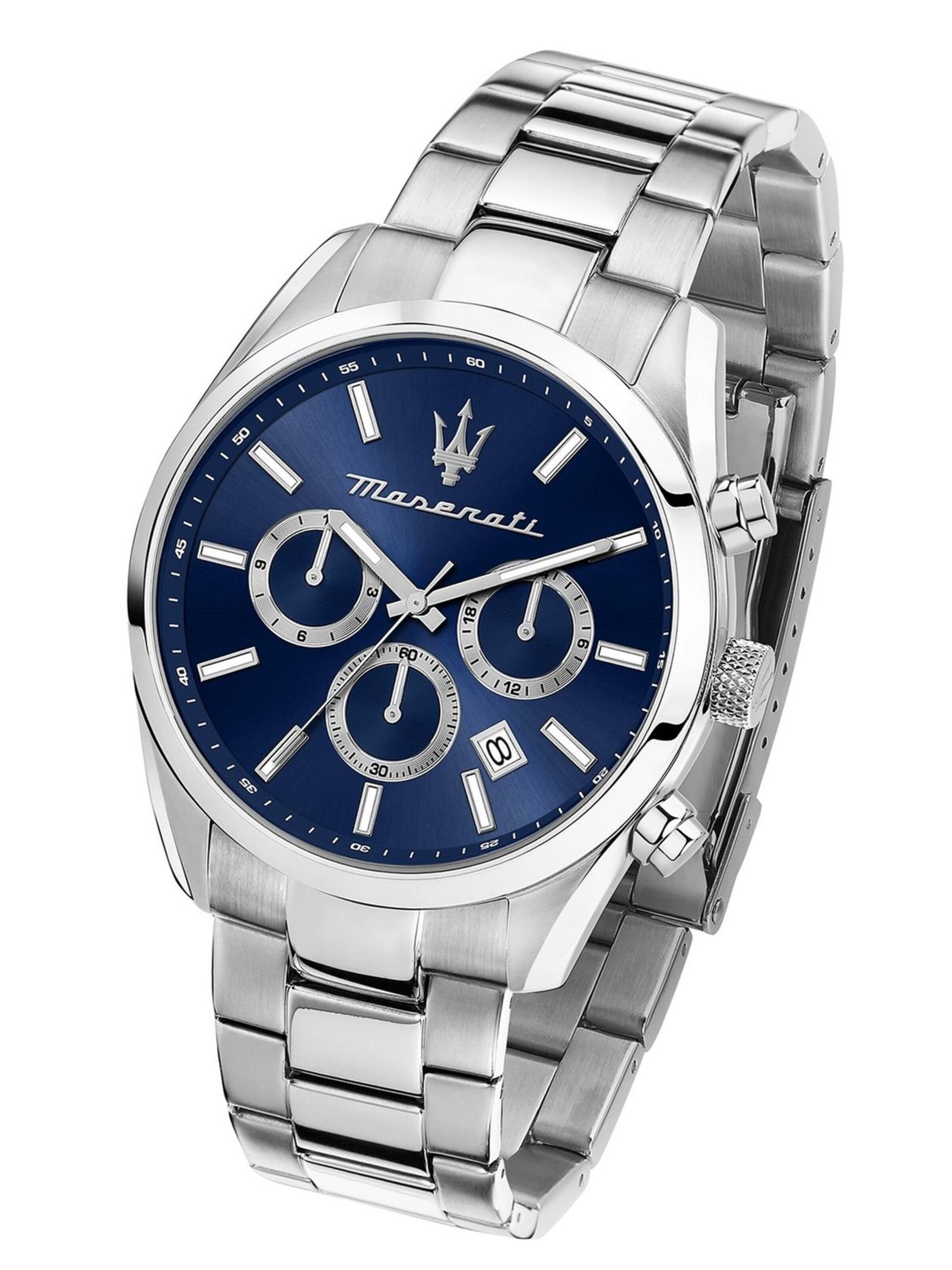 Maserati Analog watch in Silver: front