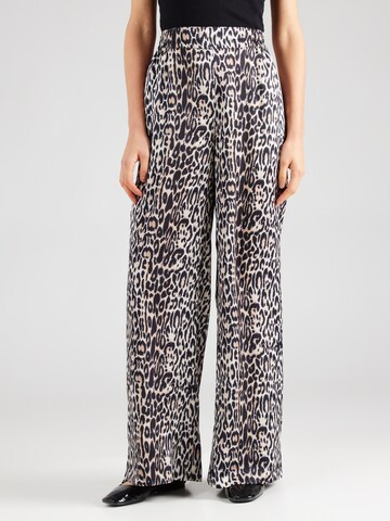 Wide Leg Pantalon Tally Weijl en noir : devant