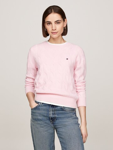 TOMMY HILFIGER Pullover in Pink: Vorderseite