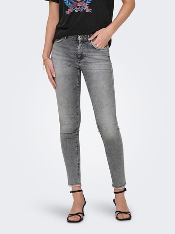 Skinny Jean 'ONLBlush' ONLY en gris : devant