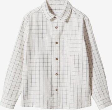 MANGO KIDS Button Up Shirt 'Luis' in White: front