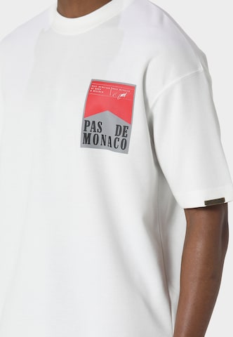 T-Shirt 'Wrapper' Pas De Monaco en blanc