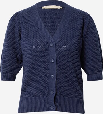 Peppercorn Gebreid vest 'Destina' in Blauw: voorkant