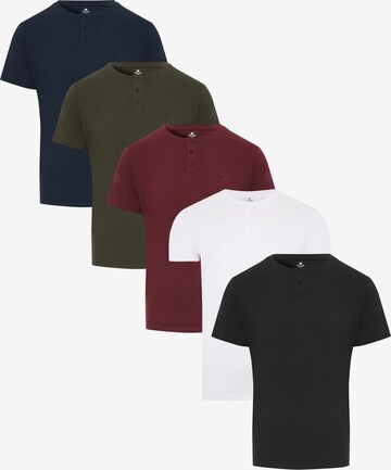 Threadbare Shirt 'Grandad' in Gemengde kleuren: voorkant