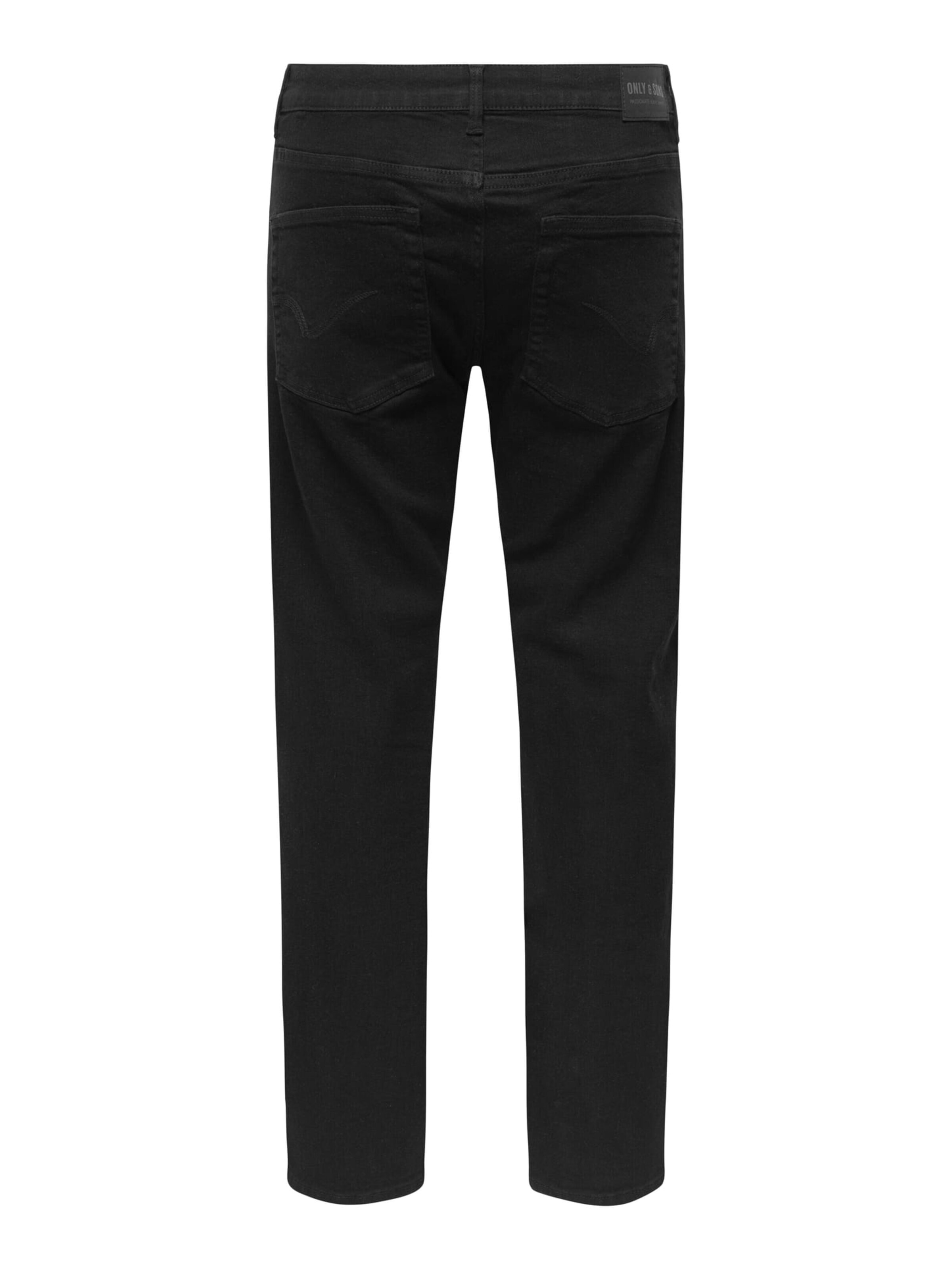 Only & Sons Baggy Jeans 'Weft' in Black