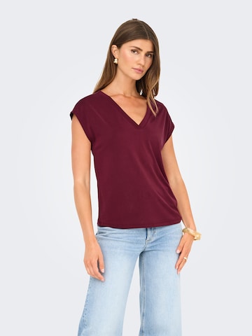 ONLY Shirt 'ONLFREE' in Red: front