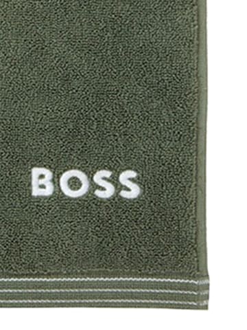 BOSS Home Towel 'EDGE' in Grey