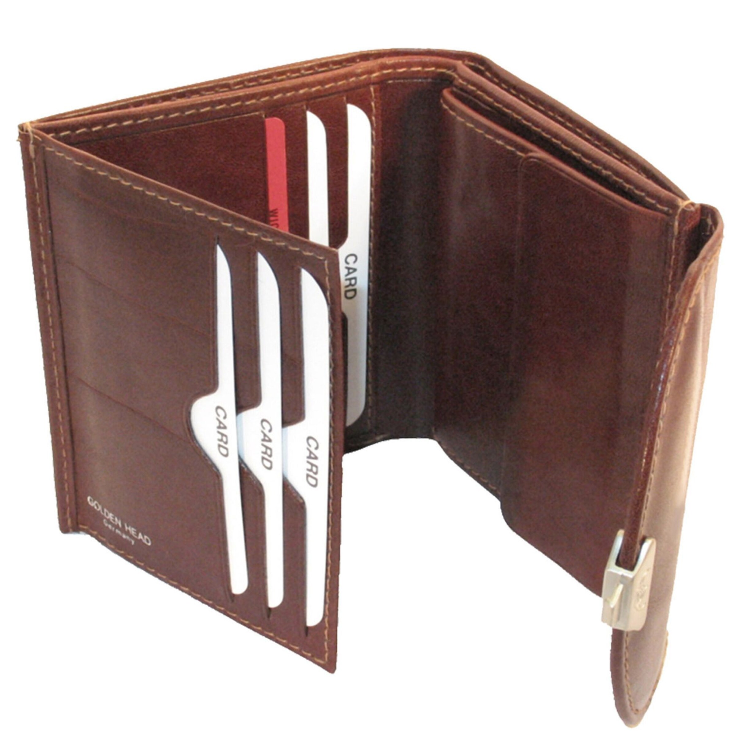 Portamonete 'Colorado' di GOLDEN HEAD in marrone