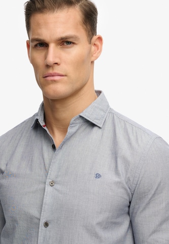 Coupe slim Chemise Superdry & Co en bleu