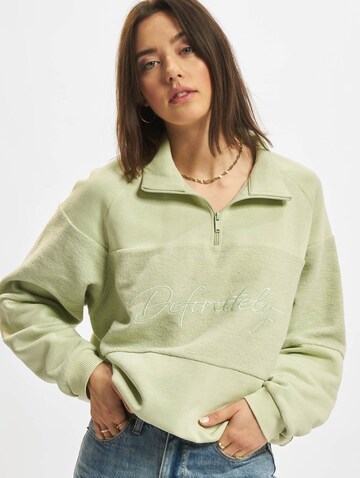 DEF - Sudadera en verde: frente