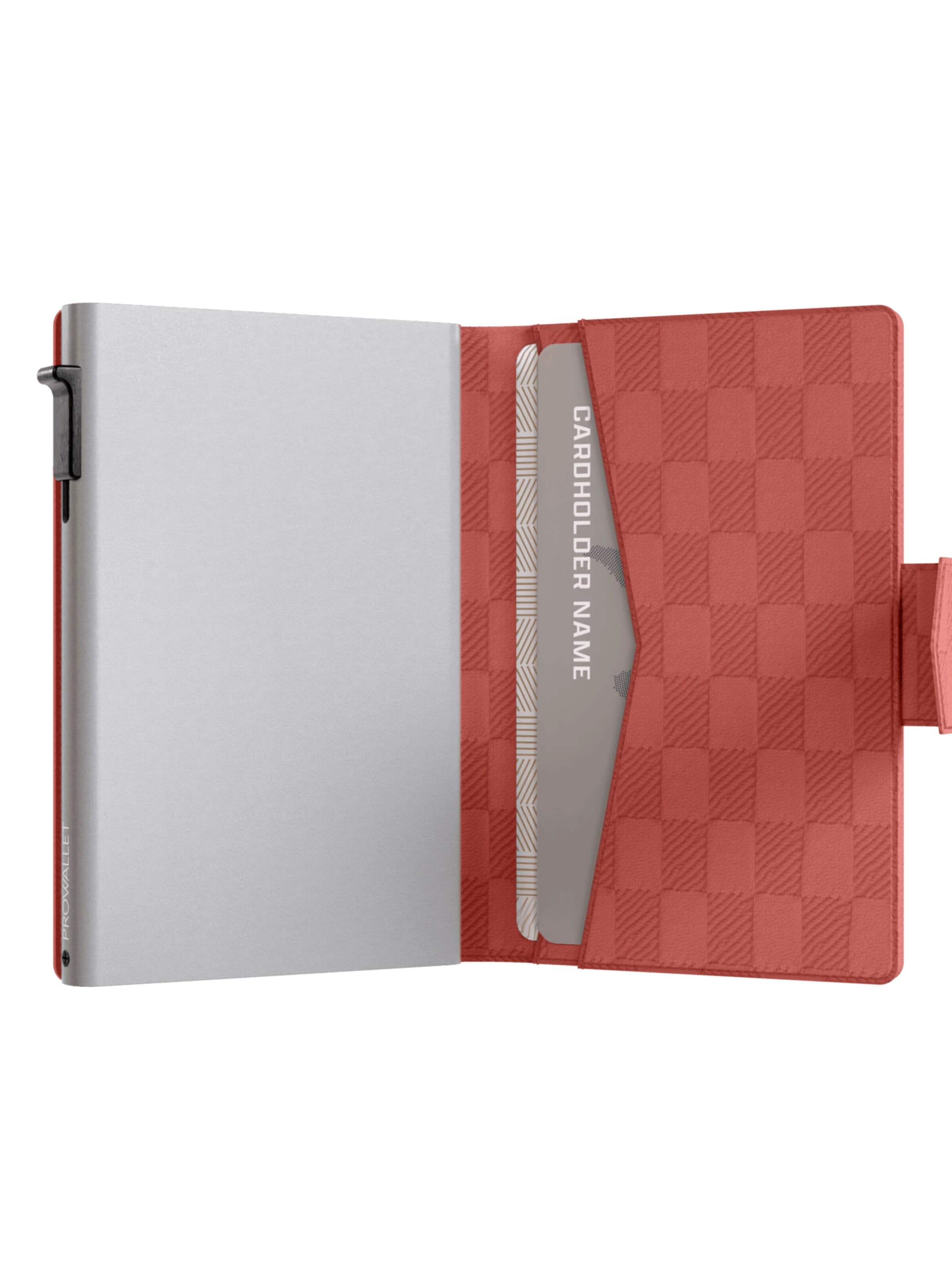 Prowallet Wallet 'Pasjeshouder Plus Panel' in Red