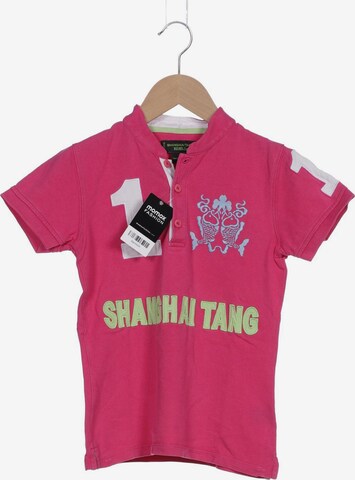 Shanghai Tang Top & Shirt in S in Pink: front