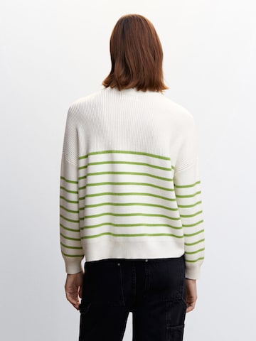 Pull-over 'Rizon' MANGO en blanc