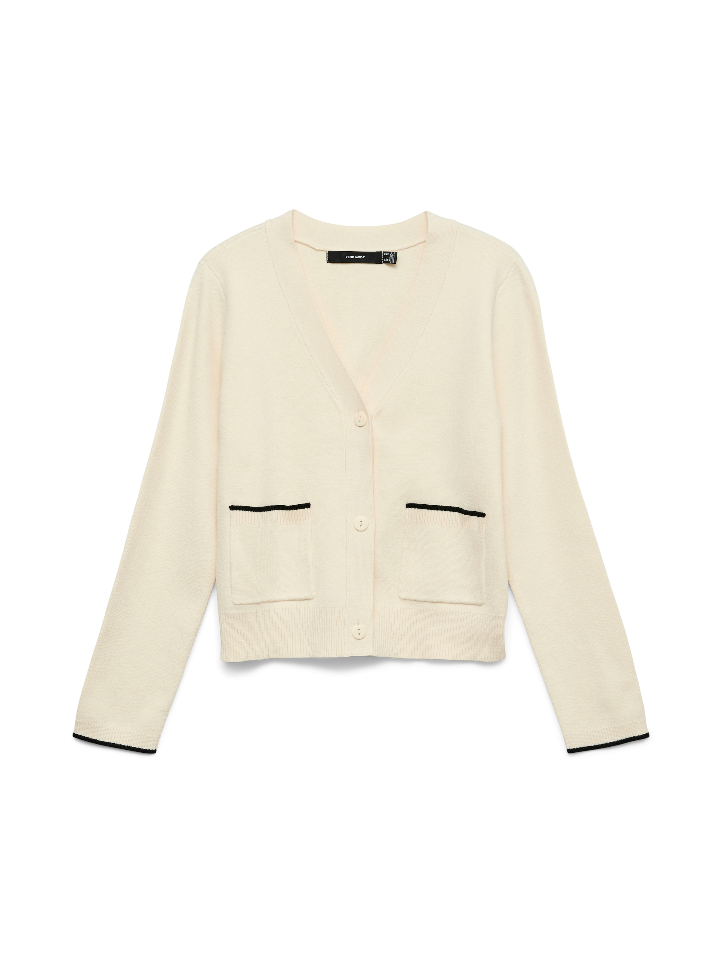 VERO MODA Cardigan 'VMGold' i beige: forside
