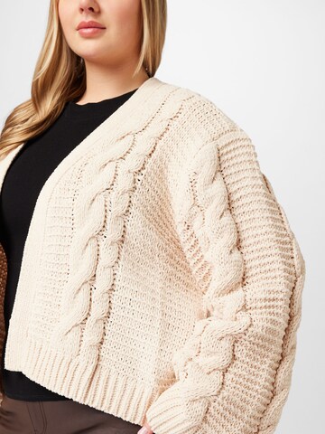 Cotton On Curve Knit Cardigan in White