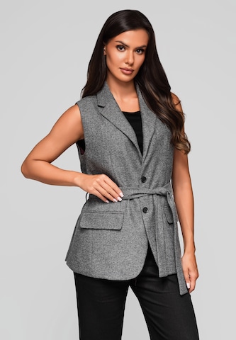 Ombre Bodywarmer in Grijs: voorkant