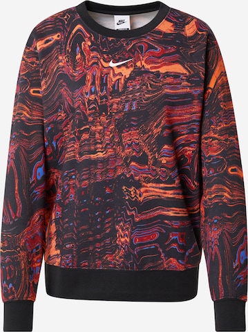 Commotion hose Almighty Nike Sportswear Bluză de molton pe Portocaliu Neon, Negru | ABOUT YOU
