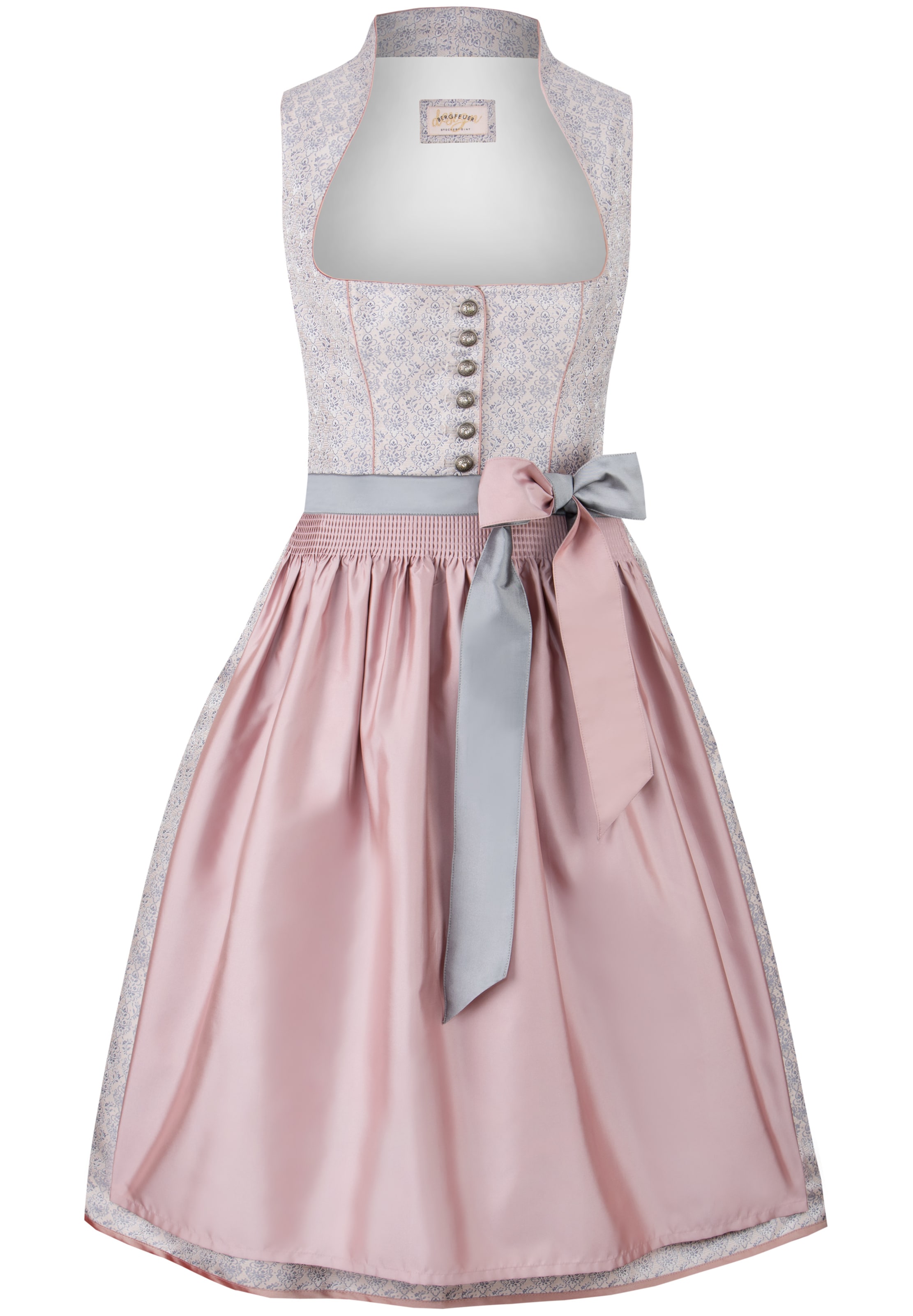 STOCKERPOINT Dirndl 'Monroe' in Roze: voorkant