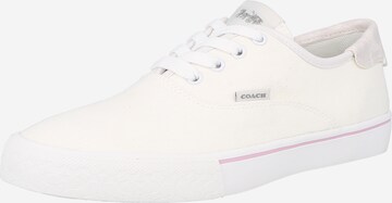 Sneaker bassa di COACH in bianco: frontale