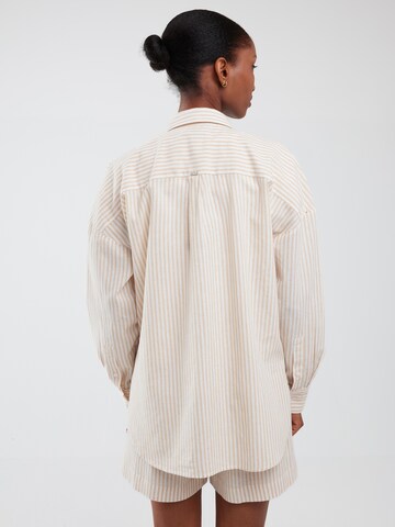 BIG STAR Bluse 'Endasa' in Beige